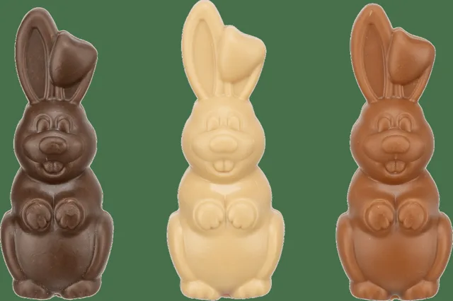 Pamlsek Trixie velikonoční zajíček 10cm různé barvy 1ks