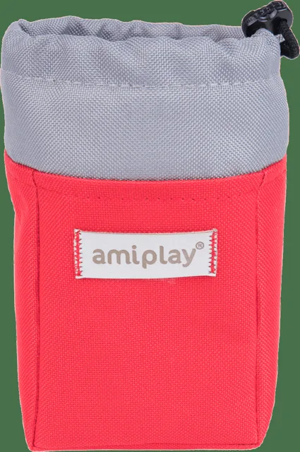 Pamlskovník pro psy Amiplay Samba červený 8 × 6 × 10 cm