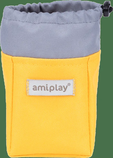 Pamlskovník pro psy Amiplay Samba žlutý 8 × 6 × 10 cm