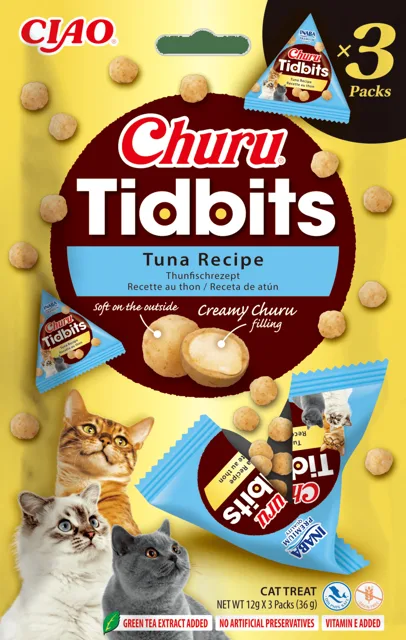 Pamlsky Churu Tidbits Tuna Recipe 3×12 g