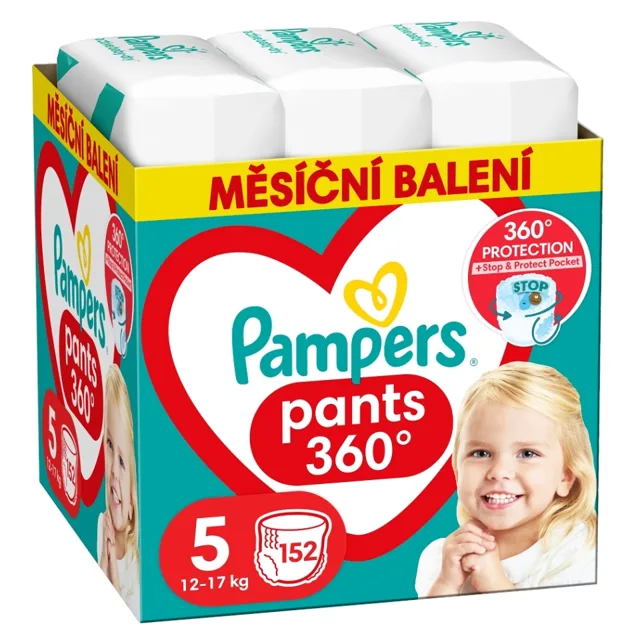 Pampers Active baby 5 plenkové kalhotky 11-17 kg 152 ks