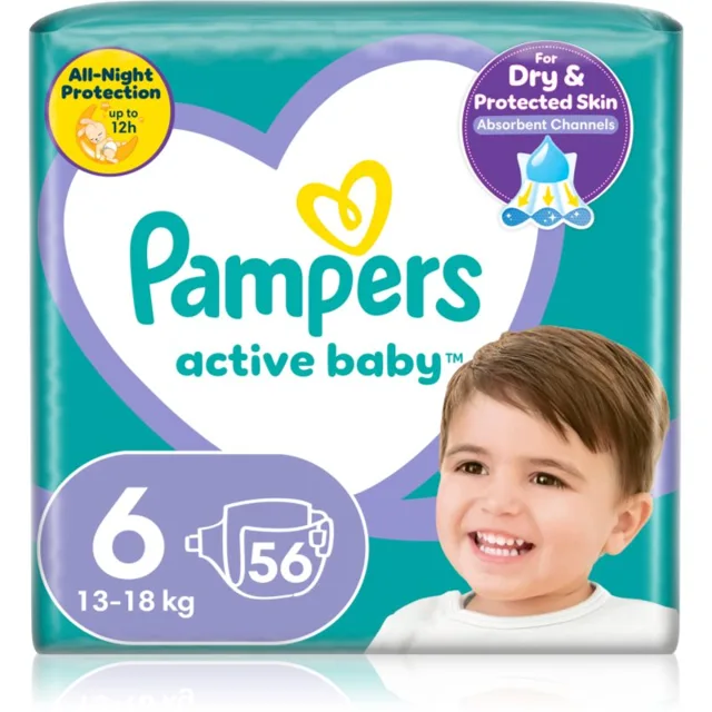 Pampers Active Baby Giant Pack S6 56 ks