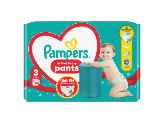 Pampers Active Baby Pants, vel. 3, 40 ks