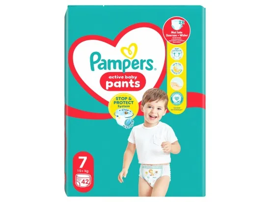 Pampers Kalhotkove Plenky Giant Pack S7 42ks