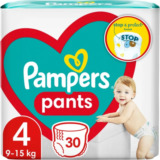 Pampers Kalhotkove Plenky Vp S4 30ks