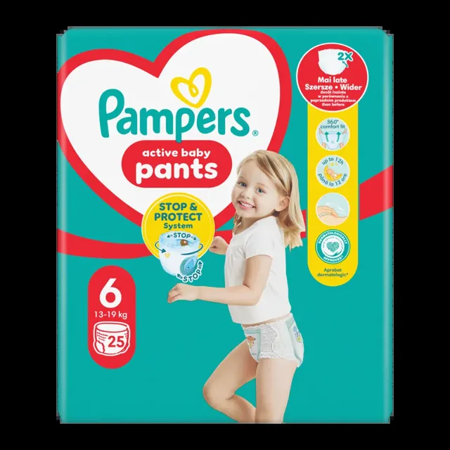 Pampers Kalhotkove Plenky Vp S6 25ks