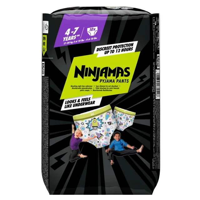 PAMPERS Ninjamas pants S7 Space 17- 30 kg 10 kusů