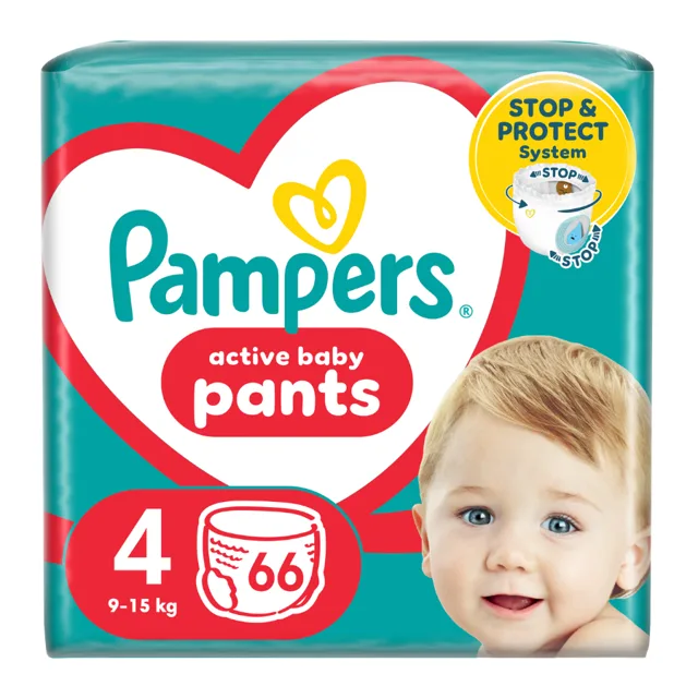 Pampers Pants vel. 4 plenkové kalhotky 66 ks