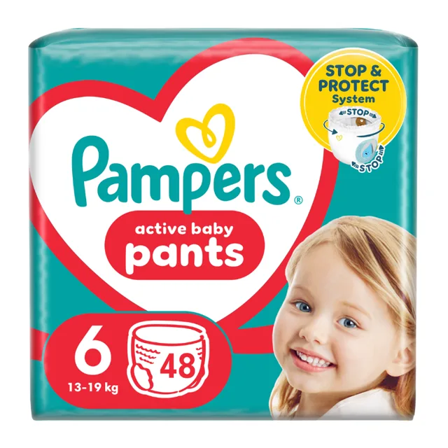 Pampers Pants vel. 6 plenkové kalhotky 48 ks