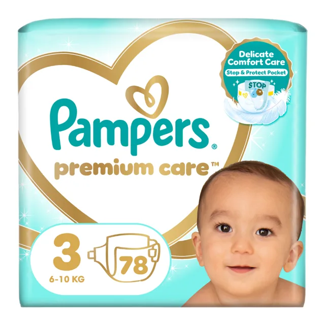 Pampers Premium Jumbo Pack velikost 3, 78 ks