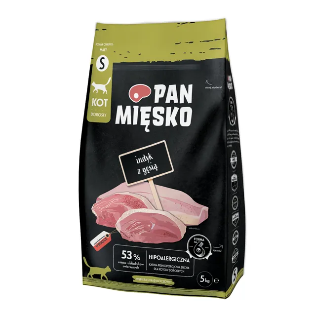 Pan Mięsko Cat krůtí s husou Small - 5 kg