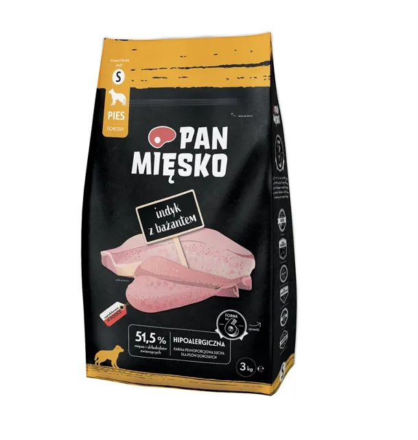 PAN MIĘSKO Krůtí s bažantem S 3 kg