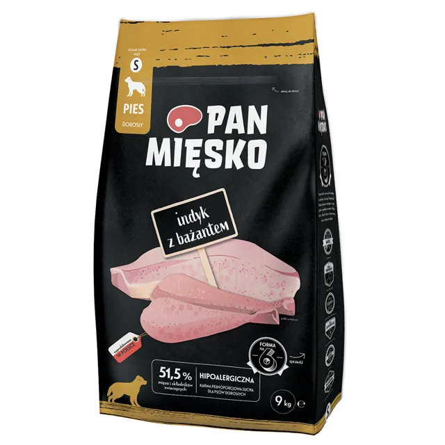Pan Mięsko Small krůtí s bažantem - Výhodné balení: 2 x 9 kg
