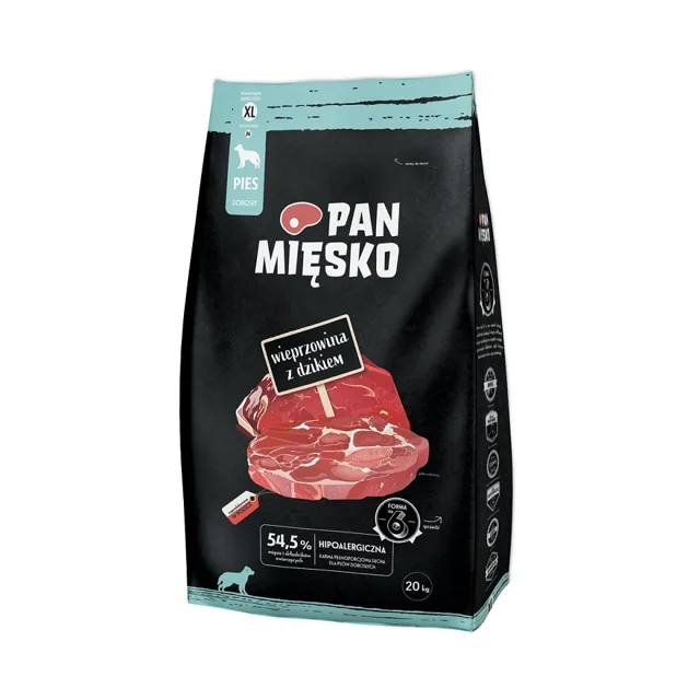 PAN MIĘSKO Vepřové a divočák XL 20kg
