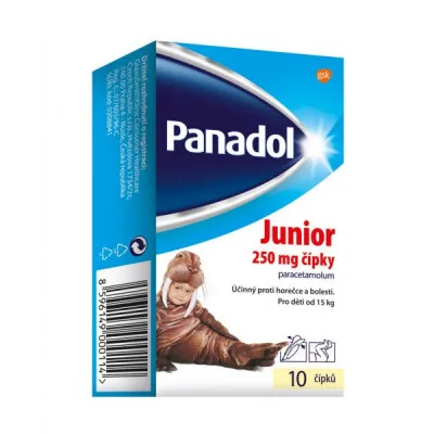 Panadol Junior 250mg sup. 10 CZ