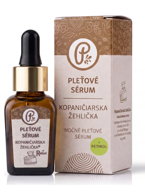 PANAKEIA Kopaničářská žehlička® s retinolem 20ml, noční pleťové olejové sérum