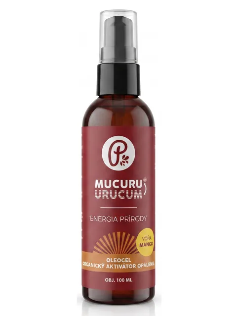 PANAKEIA MUCURU®  - Oleogel organický aktivátor opálení 100 ml plast Vůně: Kokos