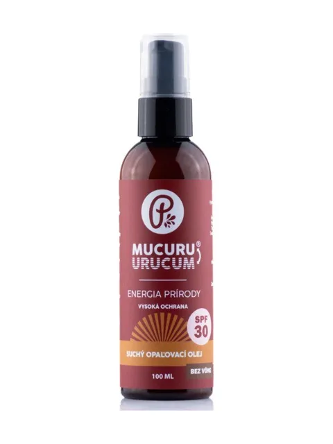 PANAKEIA MUCURU® - Suchý opalovací olej SPF 30 (bez vůně) 100 ml