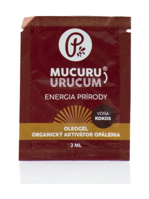 PANAKEIA (Vzorek) MUCURU® - Oleogel bronzer s mořskou řasou Dunalliella salina Kokos 2 ml