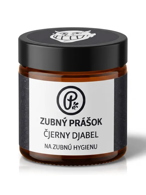 PANAKEIA Zubní prášek - ČERNÝ ĎÁBEL 60 ml