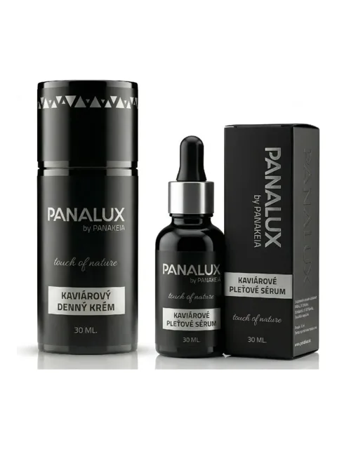 Panalux by PANAKEIA Kaviárový set denní krém a sérum 2x30ml