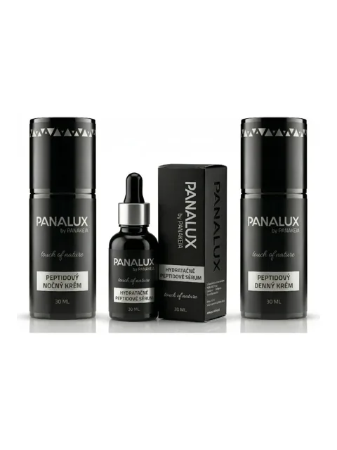 Panalux by PANAKEIA Peptidový set denní, noční krém a sérum 3x30ml