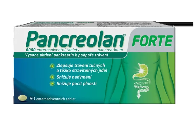 Pancreolan Forte por tbl. ent. 60 x 220 mg
