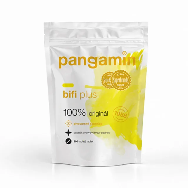PANGAMIN Bifi plus pivovarské kvasnice sáček 200 tablet
