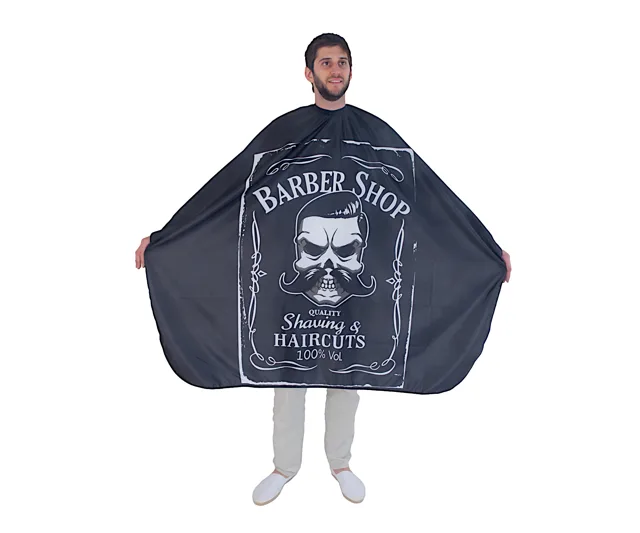 Pánská pláštěnka na stříhání vlasů a vousů Eurostil Professional Barber Line (06997) + dárek zdarma