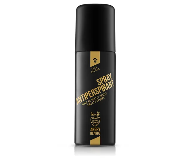 Pánský antiperspirant Angry Beards Spray Antiperspirant Jack Saloon - 50 ml + dárek zdarma