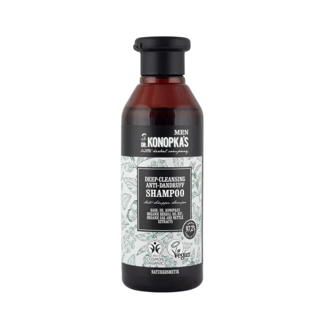 Pánský hloubkově čisticí šampon proti lupům - 280 ml - Dr. Konopka's