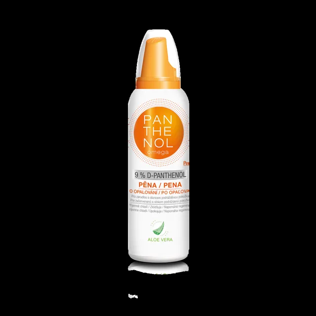 PANTHENOL Omega chladivá pěna s aloe vera 9% 200 ml