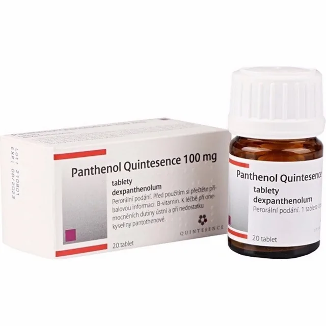 PANTHENOL Quintesence 100 mg 20 tablet