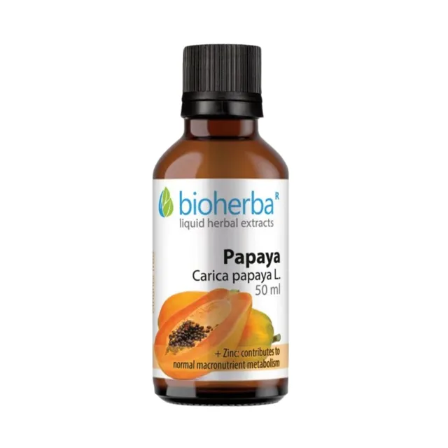 Papája – tinktura kapky – 50 ml – Bioherba