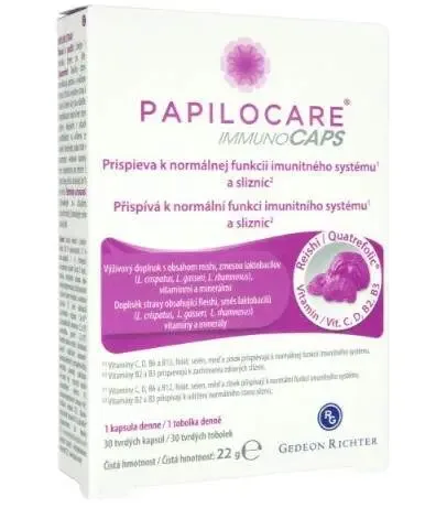 Papilocare Immunocaps 30 kapslí