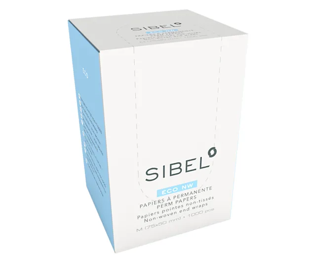 Papírky na trvalou z netkané textilie Sibel Eco, 75 x 50 mm - 1000 ks (4480300)