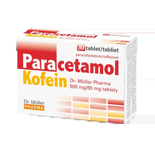 Paracetamol/kofein Dr. Müller Pharma 500mg/65mg tbl.nob.30