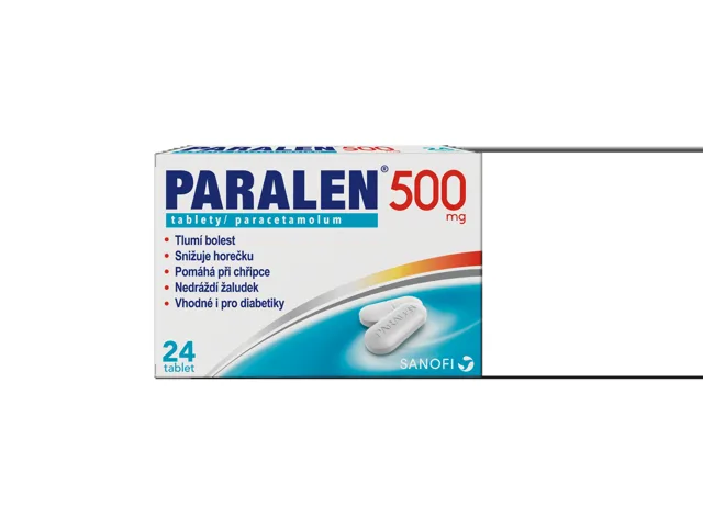 Paralen 500 por.tbl.nob. 24 x 500 mg