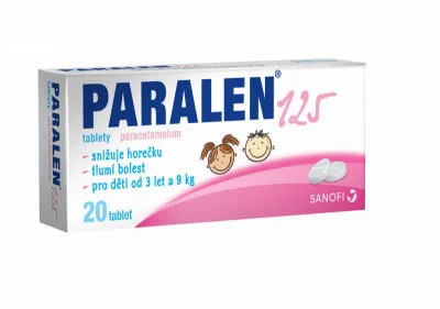 PARALEN POR 125MG TBL NOB 20