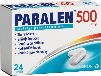 PARALEN POR 500MG TBL NOB 24