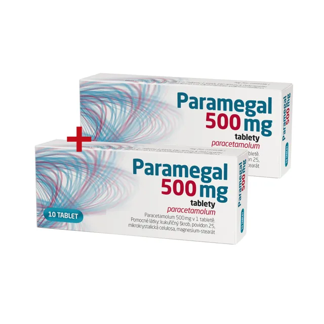 Paramegal 500mg tbl 2x10x500mg akční bal