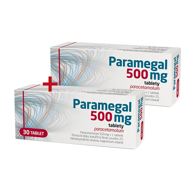 Paramegal 500mg tbl 2x30x500mg akční bal