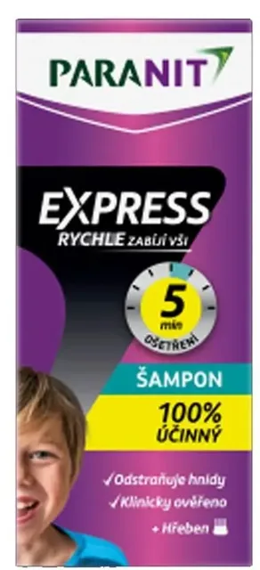 Paranit Express Šampon 100 ml + hřeben