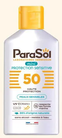 ParaSol Sensitive opalovací krém SPF50, 100ml