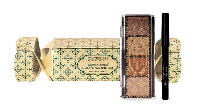 ParisAx Vánoční make-up cracker dárková kosmetická sada 2 ks