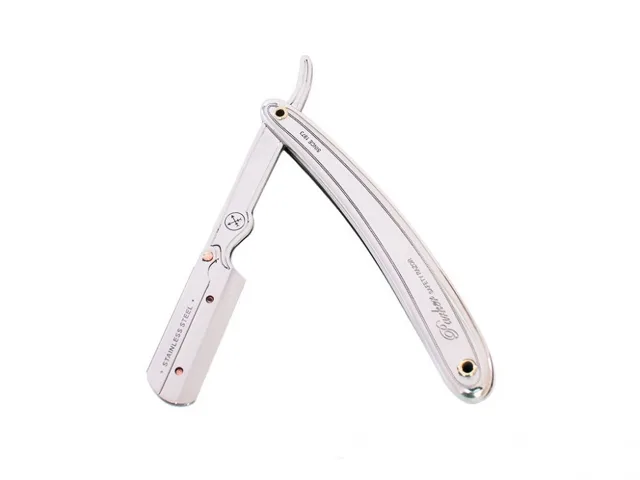 Parker Professional Barber 31R Steel Razor - Shavetta na holení stříbrná