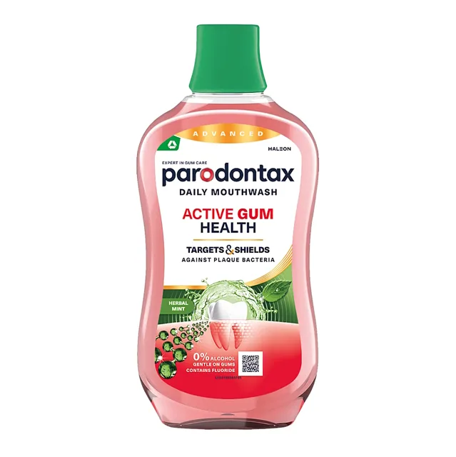 PARODONTAX Active gum herbal mint ústní voda 500 ml
