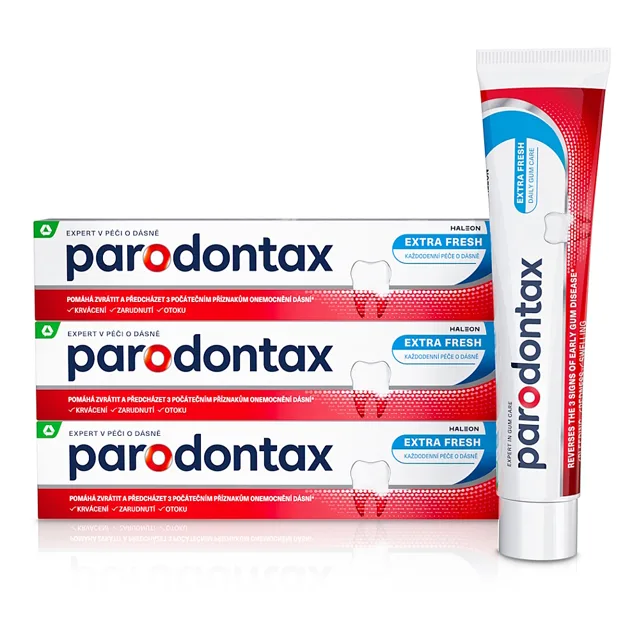 PARODONTAX Extra Fresh Zubní pasta 3 x 75 ml
