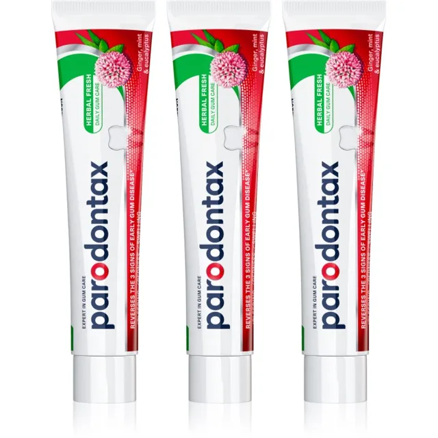 Parodontax Herbal Fresh zubní pasta proti krvácení dásní 3x75 ml