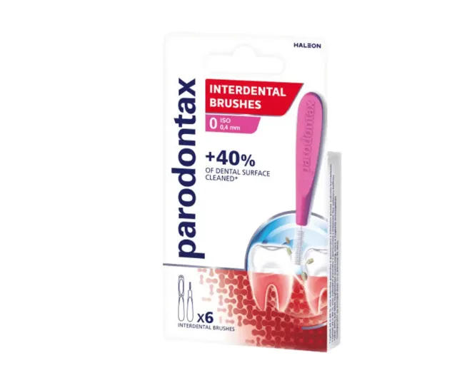 Parodontax INTERDENTAL BRUSHES 0,4 mm mezizubní kartáček velikost ISO 0 6 ks ADC